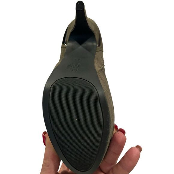 NIB GBG GUESS Green Stiletto Platform Booties Deeka Size 9M - Picture 14 of 15